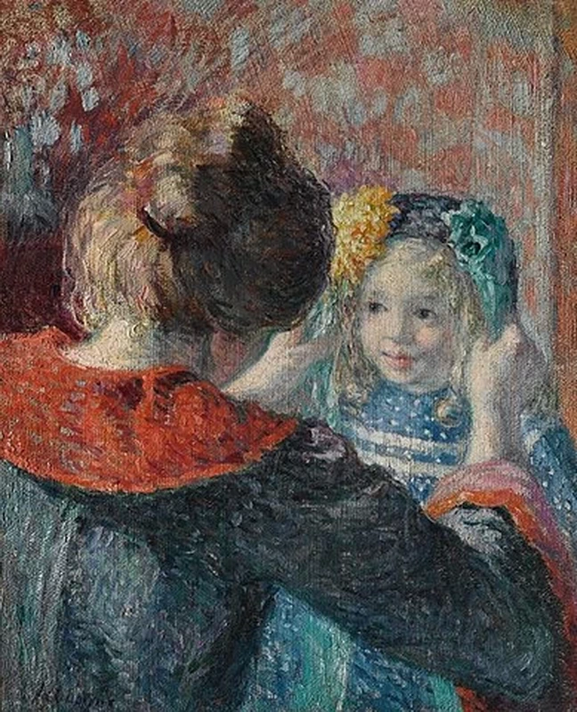 Madame Lebasque e sua figlia Marta